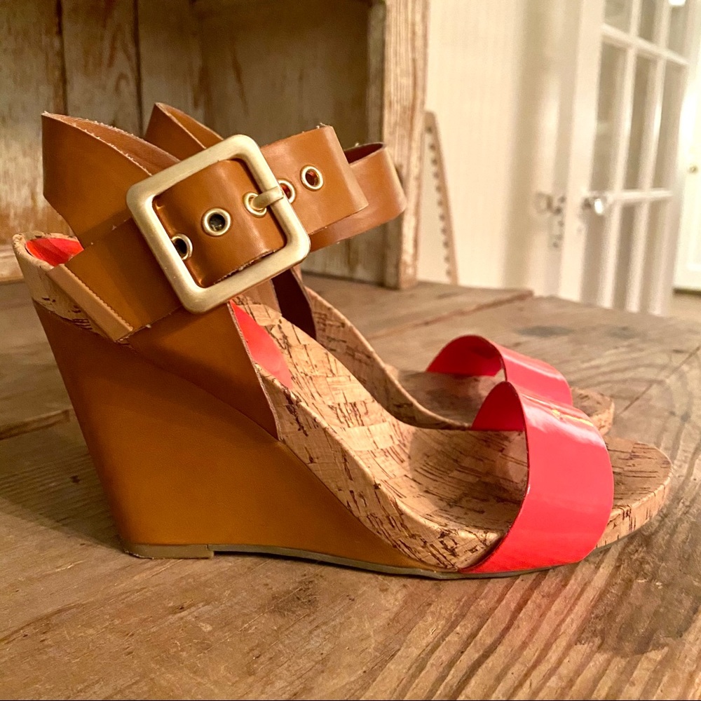 BCBGeneration Wedge Sandals Size 6.5